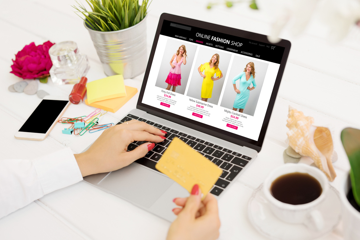 Online shopping concept